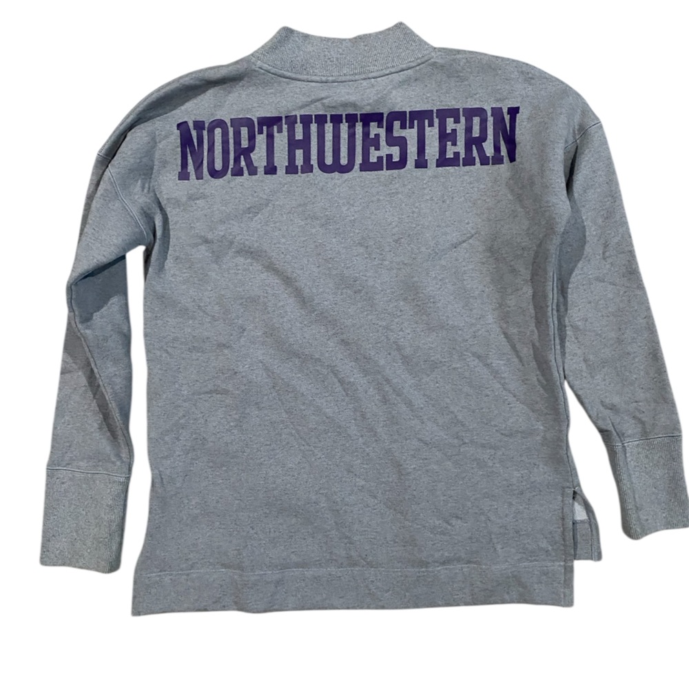 Under‎ Armour Gray Sweatshirt with Northwestern Print Pullover Mockneck
